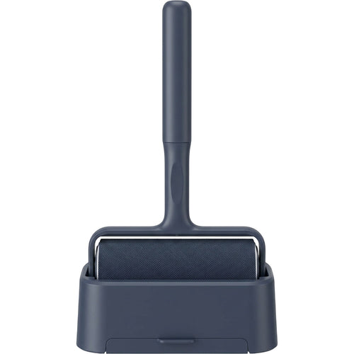 Lonvu Self-Cleaning Reusable Lint Roller with Base Navy Gray - Product view