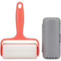 Lonvu Washable Silicone Gel Lint Roller with Travel Case Coral Gray - Product view